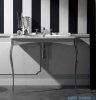 Kerasan Retro Umywalka biała z nogami chromowanymi 100x55 cm 1049K0